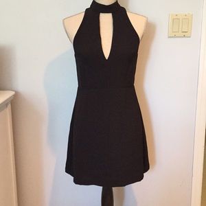 Express Black Keyhole, Open Back Dress- Worn Once